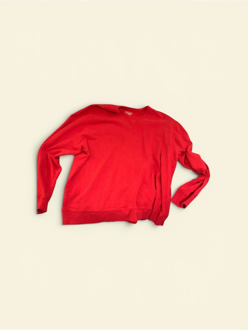 Old Navy Red Crewneck Pullover